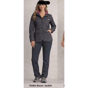 Eddie Bauer Women’s Grey First Ascent Hiking Trail Pants Size 14